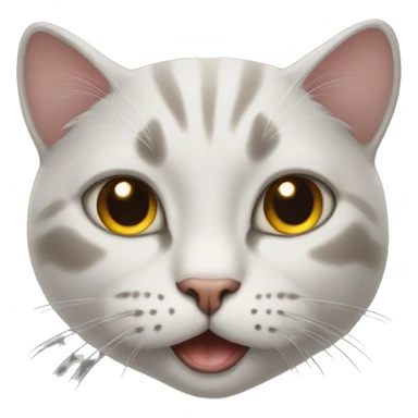 Cat proud face cool sticker