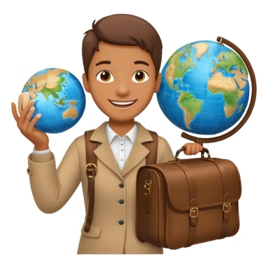 TRAVEL , travel bag , pass board, plane, glob sticker