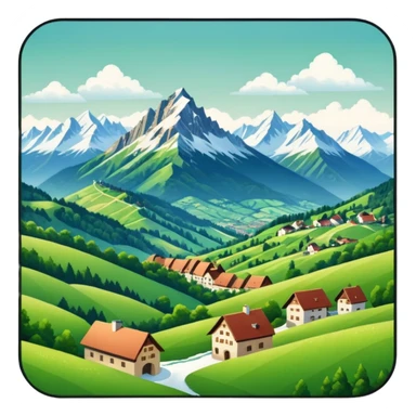 germany austria switzerland sticker