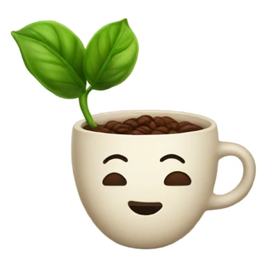 seed of coffe sticker