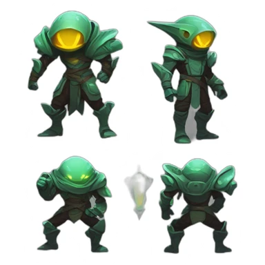 alien Rogue futuristic roguelike rpg style inspired by slay the spire sticker