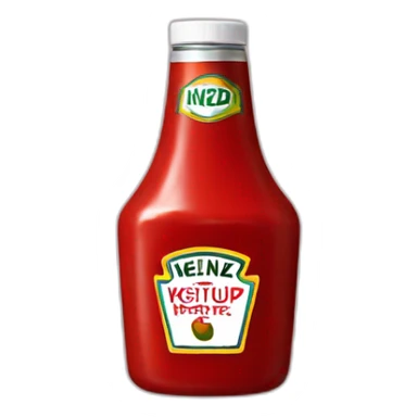 Heinz ketchup bottle sticker