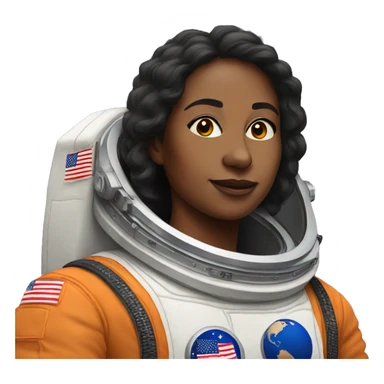 woman astronaut  sticker