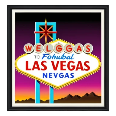 make a vegas emoji simpke sticker