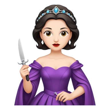 Gosto Man Opera singer with a knife  sticker