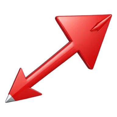 red arrow icon sticker