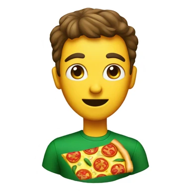 Italian with pineapple pizza sticker