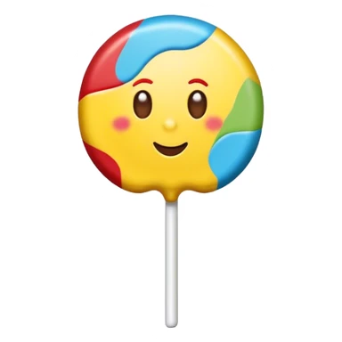 Realistic chupa chups lollipop sticker
