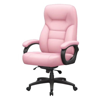 Pastel pink gaming chair sticker