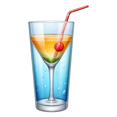 Cocktail tube sticker