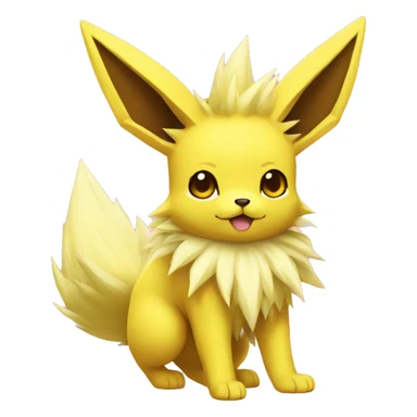 Kawaii Jolteon full body sticker