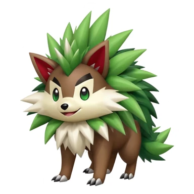 Shiny Zigzagoon-Shaymin-hybrid, full body sticker