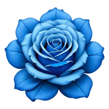 Blue roses sticker