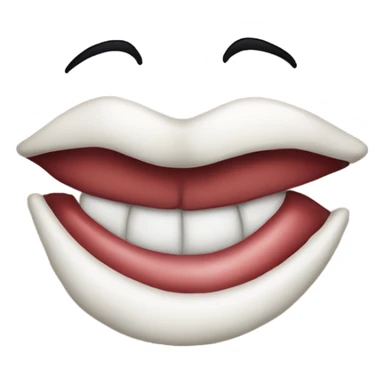 dry mouth and crusty lips sticker