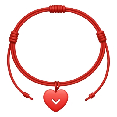 Red string of fate sticker