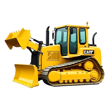 Bulldozer - CAT D6T (Model Year: 2021) (Iconic colour: Yellow) sticker