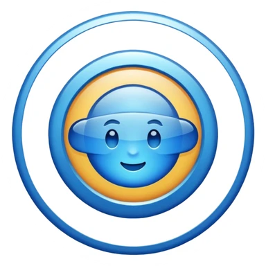 certified bagde blue  sticker