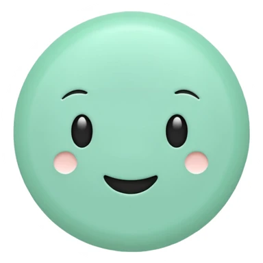 Mint-green aesthetic decoration sticker