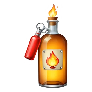 molotov cocktail sticker