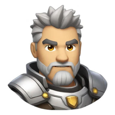 reinhardt from overwatch sticker