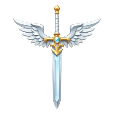angel sword sticker