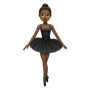 Ballerinas negras zapatos sticker