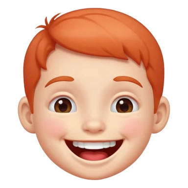 Laughing kid  sticker