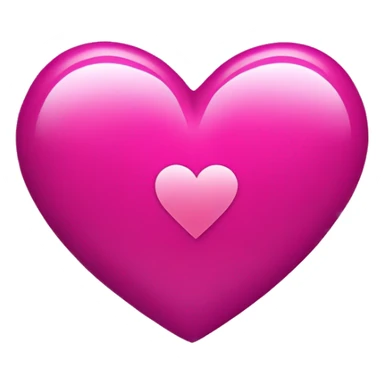 Cuore fuxia con amore  sticker