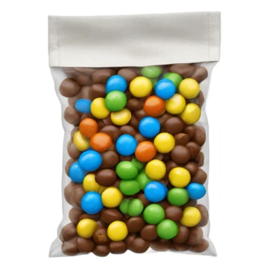 Real bag of m&m's sticker