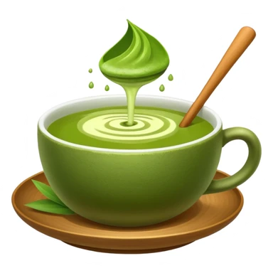 matcha tea sticker