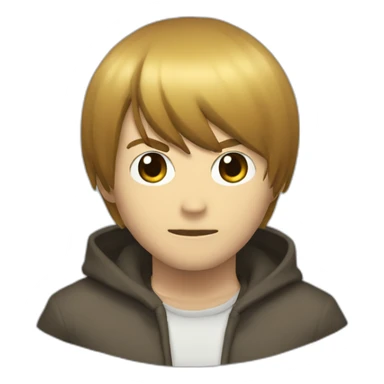 Light yagami énervé sticker