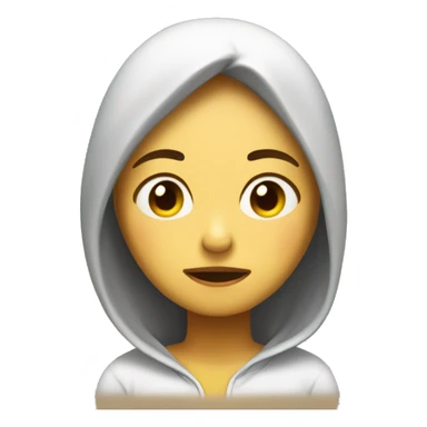 Chica dormida sticker