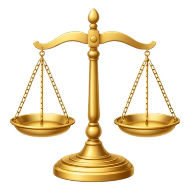 court balance scale sticker