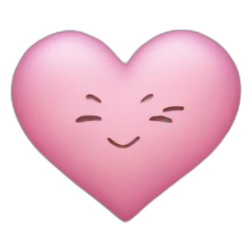 starry heart sticker