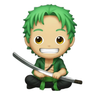 Zoro one pice sticker