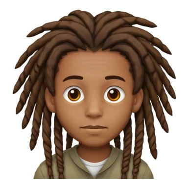 A boy with dreads sticker