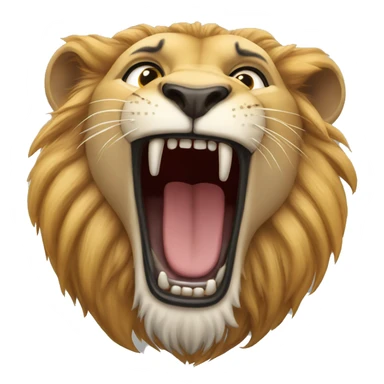 Lion roar  sticker