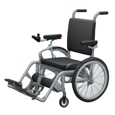 fauteuil roulant sur trotinette sticker