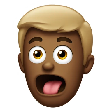 TERRIFIED POOP sticker