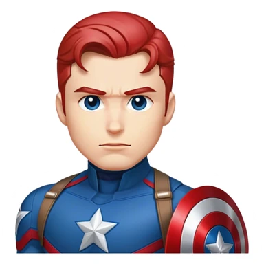 Marvel captain America realistic  sticker