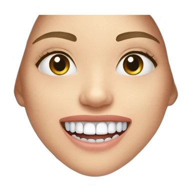 Remove brace from teeth sticker