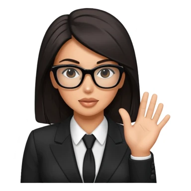 kim kardashian as a lawyer sticker