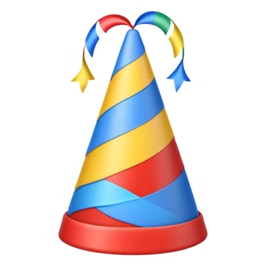 Birthday cap sticker