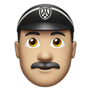 hitler in arsenal jersey sticker