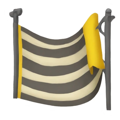 bandera de color amarillo sticker