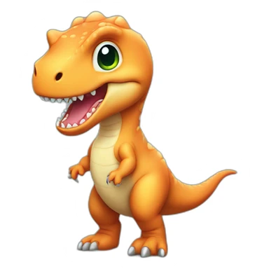 Cute Baby t-Rex sticker