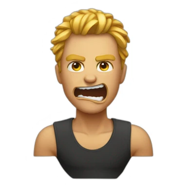 Vicious emoji sticker