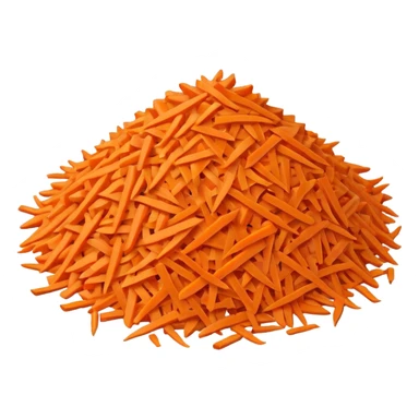 carrot grated sticker