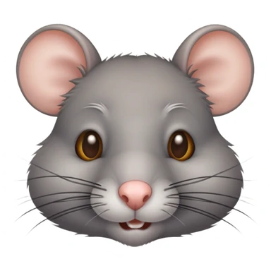 Gray rat sticker