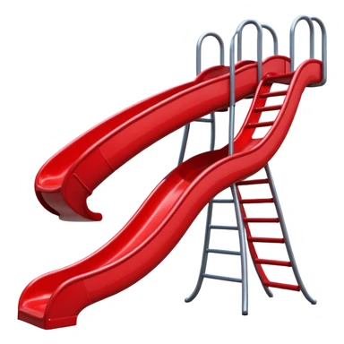 Short playground slide sticker